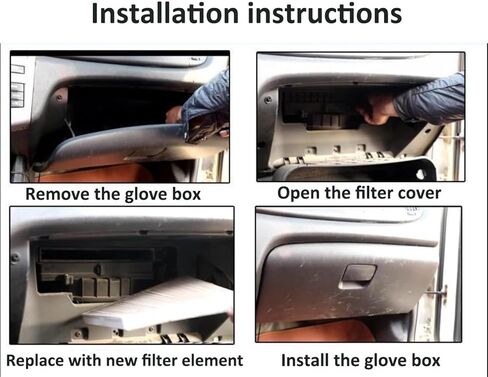 Auto Air Filter Compatible with Toyota RAV4 XA50 Suzuki Across 2019-2024 2021 2022 2023 Accessories Automobiles Filters Conditioner Filter(Hybrid version) in Kuwait