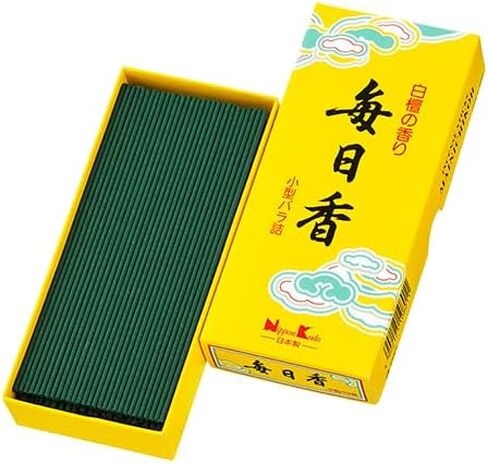 【MAINICHIKOU Morning Star Incense-Sticks】 Sandalwood 170sticks, 5.51in,Meditation, Zen, Yoga,Japanese Quality Incense in Saudi Arabia