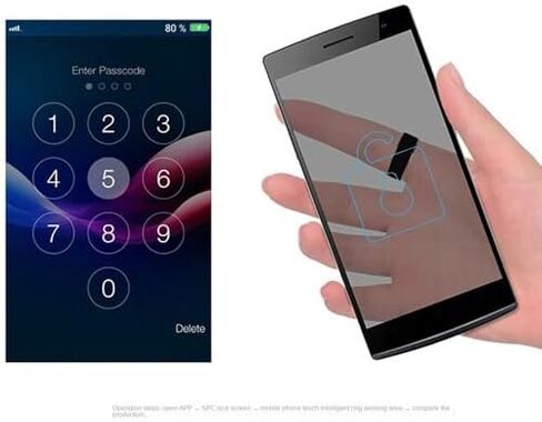 Smart Stainless Steel NFC-Finger Ring for Mobile Phone - Men Creative Wearable Contactless Technology with App Control in Saudi Arabia