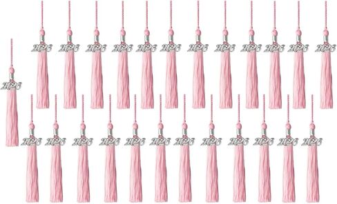 Kindergarten Preschool Tassels with 2026 Year Charm – 25 Pack, Purple in Kuwait