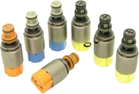 7PCS Automatic Transmission Shift Solenoid Valve Kit Compatible With BMW 323i 1068298047 1068298046 6HP19 6HP26 6HP21 6HP28 6HP34 in Kuwait