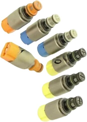 7PCS Automatic Transmission Shift Solenoid Valve Kit Compatible With BMW 323i 1068298047 1068298046 6HP19 6HP26 6HP21 6HP28 6HP34 in Kuwait