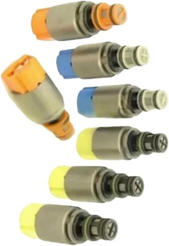 7PCS Automatic Transmission Shift Solenoid Valve Kit Compatible With BMW 323i 1068298047 1068298046 6HP19 6HP26 6HP21 6HP28 6HP34 in Kuwait