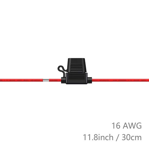 16 AWG Inline Fuse Holder ATC/ATO, SIM&NAT 10 Packs Automotive Blade Fuse Holder with 20PCS Standard Car Fuses, 10A 15A Automotive Replacement Fuses in Kuwait
