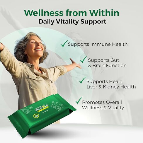 LABO Nutrition Brazilian Green Propolis Ultimate - Contains >7% or 28mg per Serving Artepillin C & >5% Flavonoids, for Immune & Brain Support, Natural, High Concentrate & Premium, 60 Veg Capsules in Kuwait