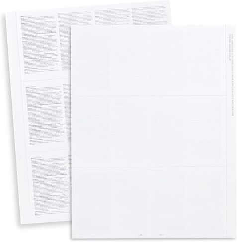 2022 W-2 Blank 3-Up Laser Tax Form, with Back Instructions, and Self-Seal Envelopes, (for 50 Employees) Works with Laser or Inkjet Printers | Great for QuickBooks and Accounting Software in Kuwait