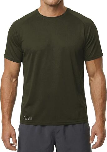 Men's Workout Shirts Quick Dry Moisture Wicking Short Sleeve Tactical Training Athletic T-Shirts in Saudi Arabia