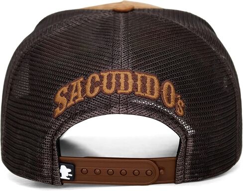 Sacudido's Cap | Alphabet Brown | Changes Color In The Heat | Trucker Cap Adjustable For Men Women (US, Alpha, One Size, Ocre - C) in Kuwait