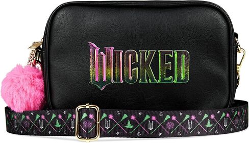 Wicked Crossbody Bag for Girls, Teens Faux Leather Shoulder Sling Messenger Bag Girls Travel Essentials Fanny Pack Purse Theater Gifts for Her in Saudi Arabia