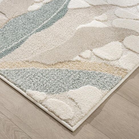 Town & Country Play Jungle Giraffe Kids Area Rug, Soft & Plush, Calming, Bedroom Rug, Nursery Decor, Playroom & Classroom Rugs, Beige/Multi, 7'10"x10’2" in Saudi Arabia