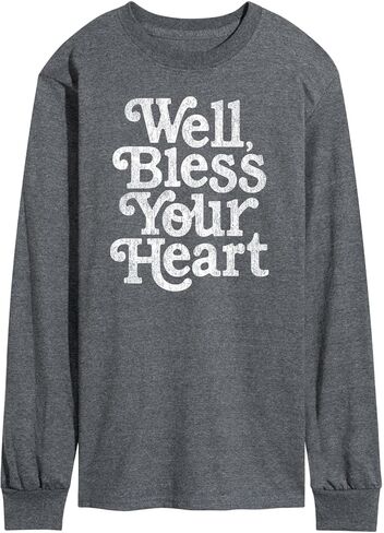 Instant Message - Well Bless Your Heart - Men's Long Sleeve Graphic T-Shirt in Kuwait