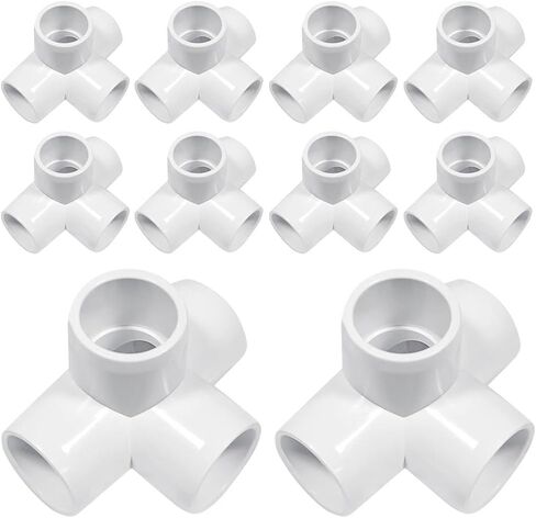 DSY 1/2 "4 طريقة الكوع تركيب الأنابيب البلاستيكية محول 4 طريقة SCH40 موصل (20 حزمة) in Kuwait