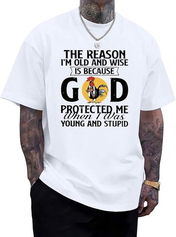 Christian Shirts for Men Jesus God Shirt Religious Bible Verse Tshirts Inspirational Faith Tee Graphic Funny Tees in Saudi Arabia