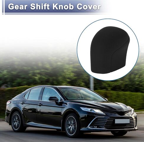 Gear Shift Knob Cover Stick Shifting Handle Protector for Toyota Camry 2018-2024 Silicone Black Anti-Slip in Saudi Arabia