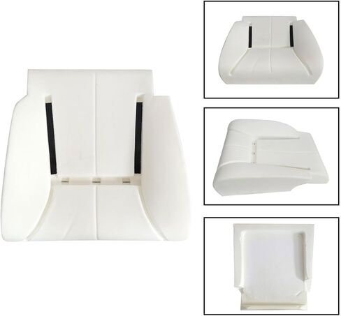 FZJDSD 5PCS Mist Gray Driver & Passenger Side Bottom & Top Lean Back Replacement Cloth Seat Covers and Driver Side Seat Foam Cushion Compatible with Dodge Ram 1500 2500 3500 1998 1999 2000 2001 2002 in Saudi Arabia