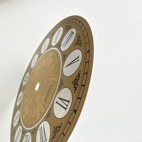 Wall Clock Dial Face, 7 Inch Diameter Vintage Aluminium Wall Clock Dial Face Roman Numeral Clock Face for Home Decor in Saudi Arabia