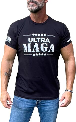 Ultra MAGA Mens Fitness Gym Premium Poly Cotton T-Shirt in Saudi Arabia