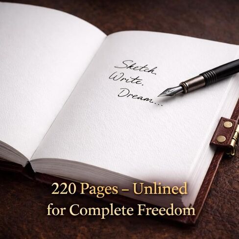 دفتر يوميات التنين من الجلد من MONTEXOO مع قفل وكتاب ظلال مقاس 8 بوصة بني in Kuwait