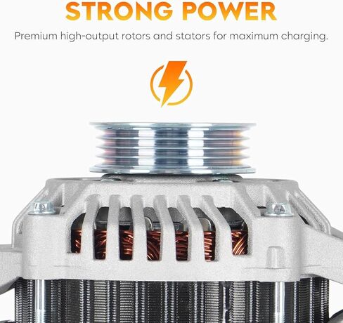 New Alternator for Chevy Tracker 2.5L V6 2001 2002 2003 2004, 70Amp, Repalce AMT0169, A5TA7291, 13950, 13950N in Saudi Arabia