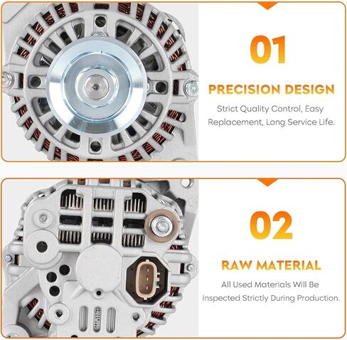 New Alternator for Chevy Tracker 2.5L V6 2001 2002 2003 2004, 70Amp, Repalce AMT0169, A5TA7291, 13950, 13950N in Saudi Arabia