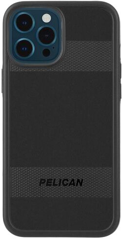 سلسلة Pelican Voyager - غطاء حماية MAGSAFE عالي التحمل لهاتف IPhone 13 Pro Max مع حافظة بمشبك حزام - حماية من السقوط بطول 18 قدمًا - حافظة 6.7 بوصات، أسود in Saudi Arabia