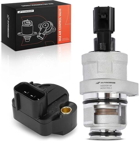 A-Premium Idle Air Control Valve IAC + Throttle Position Sensor TPS Compatible with Jeep Grand Cherokee 2005-2007, Commander 2006-2007 & Dodge Durango, Dakota, Ram 1500 & Chrysler & Mitsubishi, 4.7L in Saudi Arabia