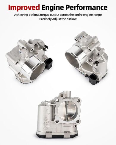 Electronic Throttle Body Assembly Compatible with 2011-2019 Ford Fiesta 2013-2016 Escape 2013-2014 Fusion 2014-2016 Transit Connect L4 1.6L Gas Replace TB1166 7S7Z9E926A VANBOL3095 in Saudi Arabia