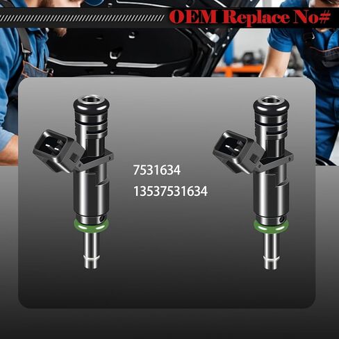 حاقن الوقود 13537531634 مجموعة من 6 متوافقة مع BMW 328i 2007-2012، لـ 328xi 2007-2008، لـ 328i xDrive 2009-2011، لـ X3 2007-2012، لـ X5 2007-2010، لـ Z4 2006-2010، ل 128i 2009-2011 3.0L in Saudi Arabia