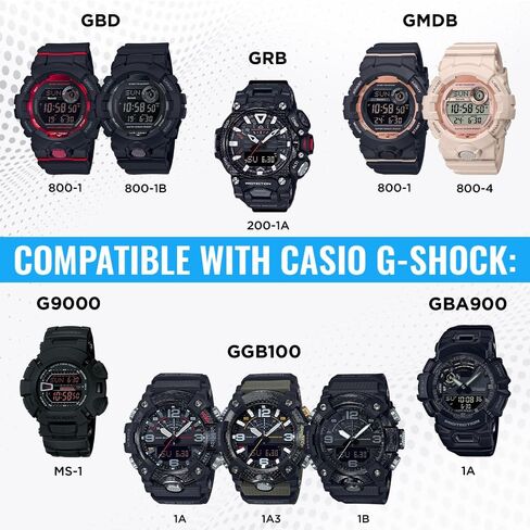 Rome Tech Wrist Watch CR2025 Batteries Replacement Compatible with CASIO G-Shock G9000MS-1 GBA900-1A GBD800-1 GBD800-1B GGB100-1A GGB100-1A3 GGB100-1B GMDB800-1 - CR 2025 Batteries for Wrist Watches in Saudi Arabia