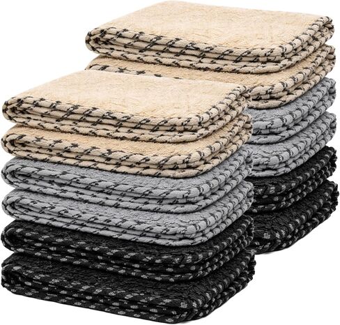Chemical Guys Microfiber Towels for Cars Microfiber Cleaning Cloth Multi Color Drying Towels Car Detailing for Wash Interior and Glass, 14 x 12 Inch - 6 Pack in Saudi Arabia