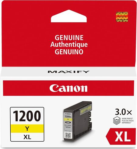Canon PGI-1200XL Yellow Ink Tank Compatible to Printer MB2120, MB2720, B2020, MB2320 in Kuwait
