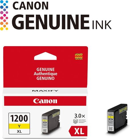 Canon PGI-1200XL Yellow Ink Tank Compatible to Printer MB2120, MB2720, B2020, MB2320 in Kuwait
