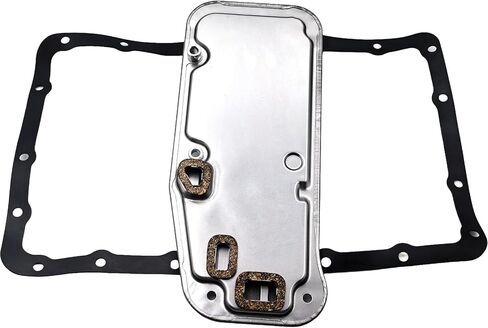 Automatic Transmission Filter Oil Pan Gasket Kit A340F A343F Compatible with Toyota 1996-2010 4Runner 1998-2002 Land Cruiser 2001-2007 Sequoia 00-15 Tacoma 98-02 LX470 Replaces 3533060030 35330-60030 in Saudi Arabia