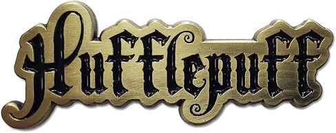 Ata-Boy Harry Potter Hufflepuff Script 1.63" Full Color Enamel Pin in Saudi Arabia