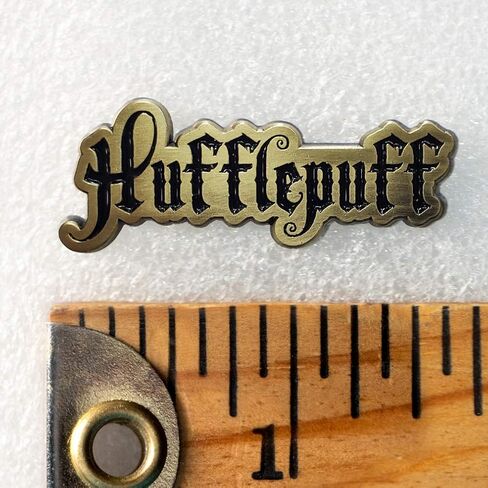 Ata-Boy Harry Potter Hufflepuff Script 1.63" Full Color Enamel Pin in Saudi Arabia