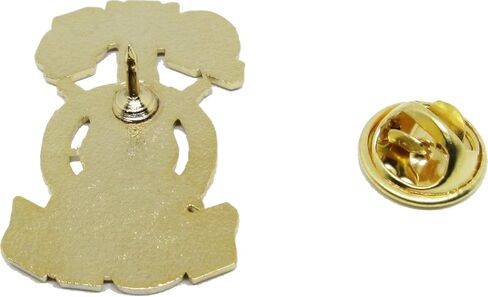 Omega Psi/Ψ Phi 3D Shield Lapel Pin [Gold - 1.25"T] - ID#150614 in Kuwait