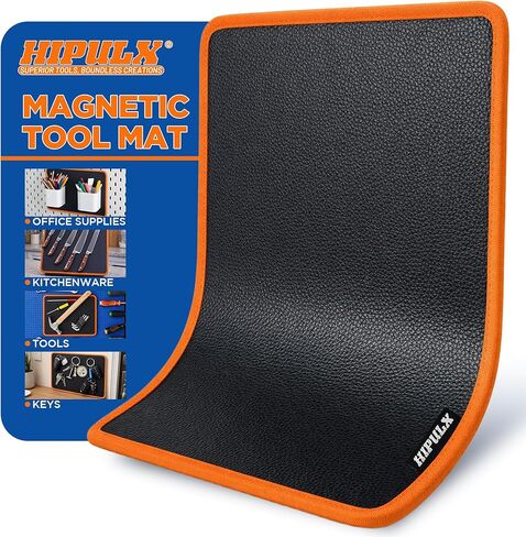 لوحة أدوات مغناطيسية 12.5 بوصة × 9.75 بوصة - 40 رطلًا حصيرة مغناطيسية مرنة شديدة التحمل للأدوات، حماية من الخدوش من مادة PVC المقاومة للزيت لمنضدة عمل السيارة، حصيرة مغناطيسية قابلة للانحناء لإصلاح السيارات والأعمال اليدوية in Kuwait