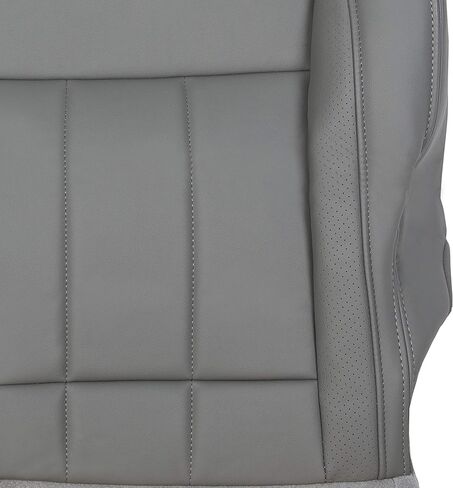 HECASA Bottom Seat Cover Replacement Compatible with 2006-2009 Dodge Ram 1500 2500 3500 Driver Side Laramie Bottom Seat Cloth Cover Synthetic Leather Gray in Saudi Arabia