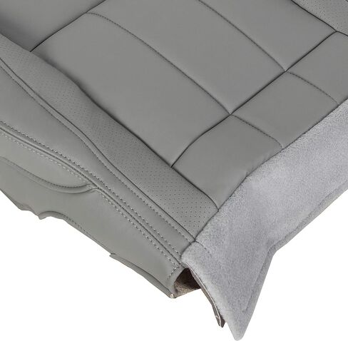 HECASA Bottom Seat Cover Replacement Compatible with 2006-2009 Dodge Ram 1500 2500 3500 Driver Side Laramie Bottom Seat Cloth Cover Synthetic Leather Gray in Saudi Arabia