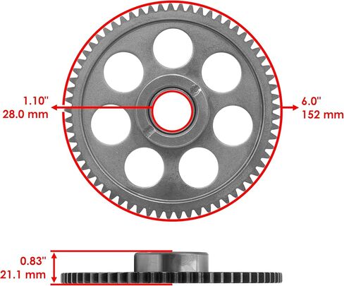 بداية القابض والعتاد الوسيط مع العتاد والمحمل Sprag متوافق مع Polaris RZR 570 2013-2020 / Ranger ETX 2015-2016 6230561 in Saudi Arabia