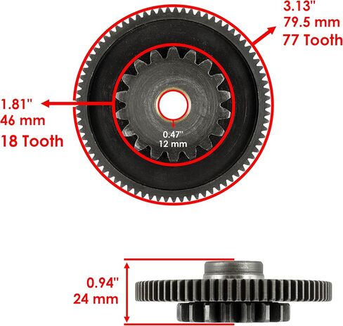 بداية القابض والعتاد الوسيط مع العتاد والمحمل Sprag متوافق مع Polaris RZR 570 2013-2020 / Ranger ETX 2015-2016 6230561 in Saudi Arabia
