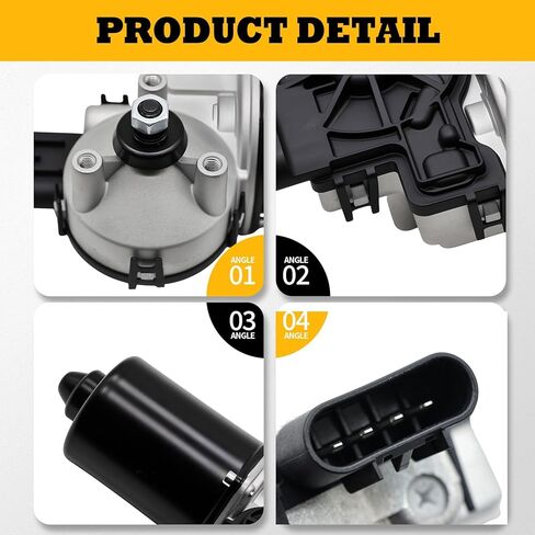 Front Windshield Wiper Motor Compatible with R-a-m 1500 Pickup 2009-2010, Compatible with R-a-m 1500 2500 3500 4500 5500 2011-2022 55372141AB 55372141AE 55372141AH 68050422AA in Saudi Arabia