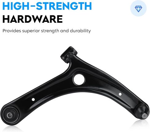 Front Lower Control Arm for 2007-2017 Jeep Compass Patriot 2007-2012 Dodge Caliber Passenger & Driver Side w/Ball Joint Assembly K620065 K620066, 2 PCS in Saudi Arabia