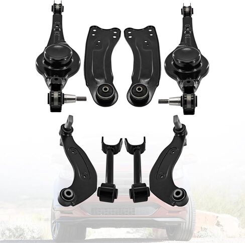 Rear Upper & Lower Control Arm Kit Fits For Ford Edge 2011-2015 for Lincoln MKX 2011-2015 w/Ball Joints Replace# CMS401140 CMS401141 CMS401244 in Kuwait