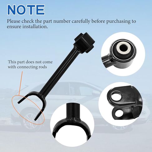 Rear Upper & Lower Control Arm Kit Fits For Ford Edge 2011-2015 for Lincoln MKX 2011-2015 w/Ball Joints Replace# CMS401140 CMS401141 CMS401244 in Kuwait