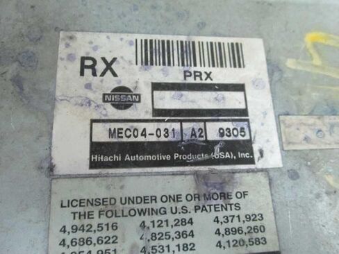 وحدة التحكم في المحرك ECM 2WD تناسب 99 متوافقة مع Nissan Frontier MEC04-031 A2 MEC04031A2 in Saudi Arabia