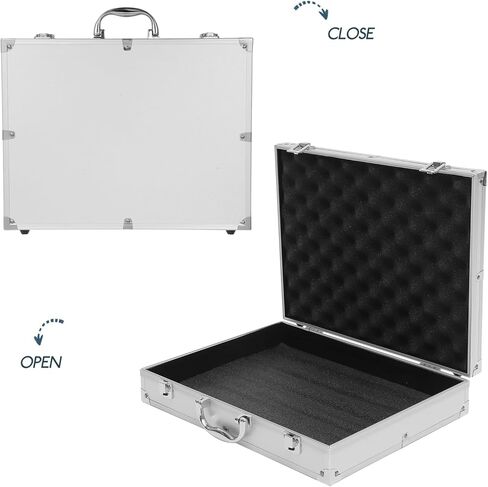 ERINGOGO Aluminum Briefcase - 11 Inch Hard Laptop Briefcases with Lock, Multifunctional Attache Case in Saudi Arabia