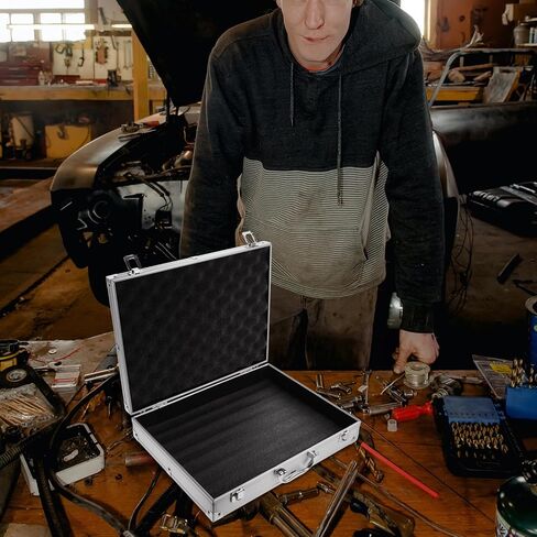 ERINGOGO Aluminum Briefcase - 11 Inch Hard Laptop Briefcases with Lock, Multifunctional Attache Case in Saudi Arabia