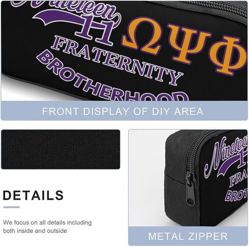 Fraternity Paraphernalia Gift Bags 17" Laptop Backpack with Insulated Lunch Bag Utility Pouch Durable 600D Oxford Daypack (Purple, One Size) in Saudi Arabia