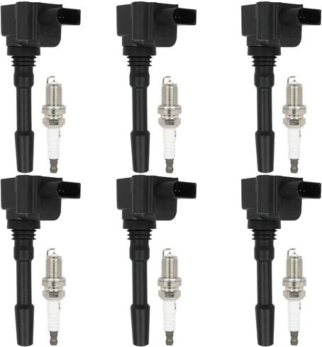 ECCPP UF796 6 ignition coils with 6 iridium Spark Plugs for Lexus IS300 RC300 RX450hL UF796 C1755 in Saudi Arabia